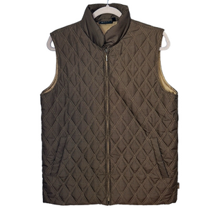 Orly Brown Quilted Vest